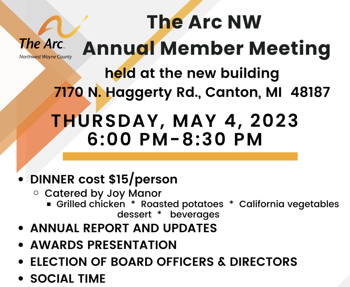 The Arc NW’s Annual Member Meeting 2023 – The Arc NW